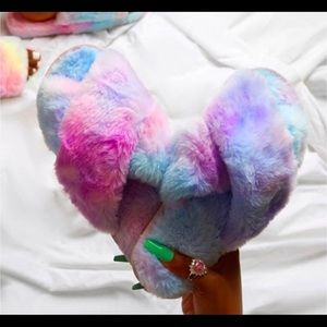 Purple Tie Dye Slippers